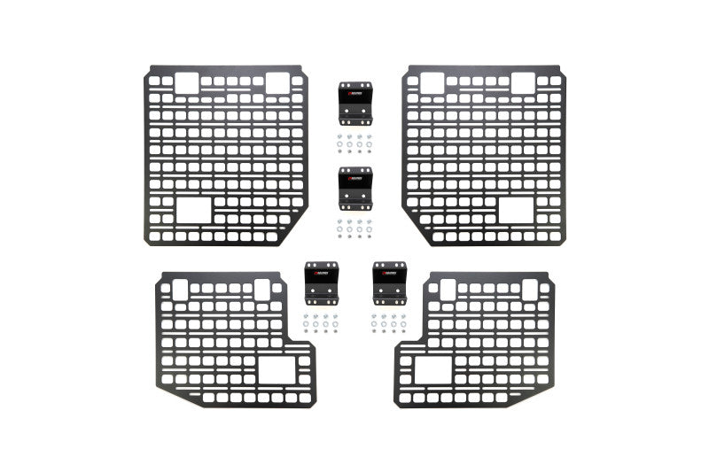 BuiltRight Industries 09-14 Ford F-150 / Raptor Full Bedside Rack - 4pc Set