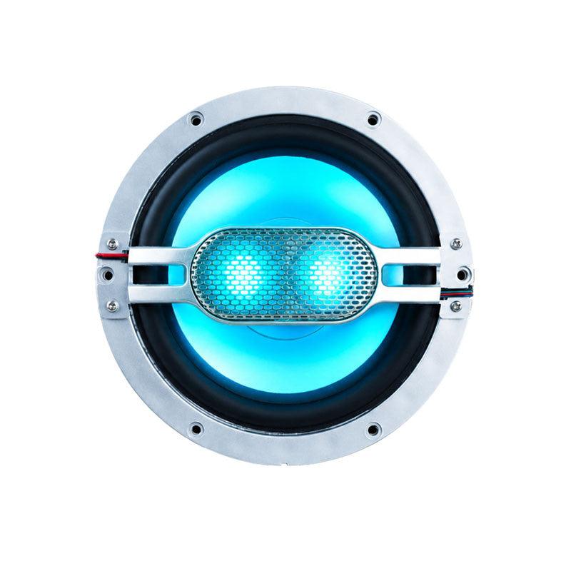 Memphis - MM603 - MARINE 6.5" 2-WAY SPKR B&W GRILLES WITH RGB LED