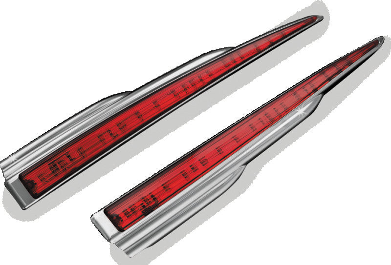 Kuryakyn 6976 Rear Light Bars for Harley-Davidson Trikes, Chrome