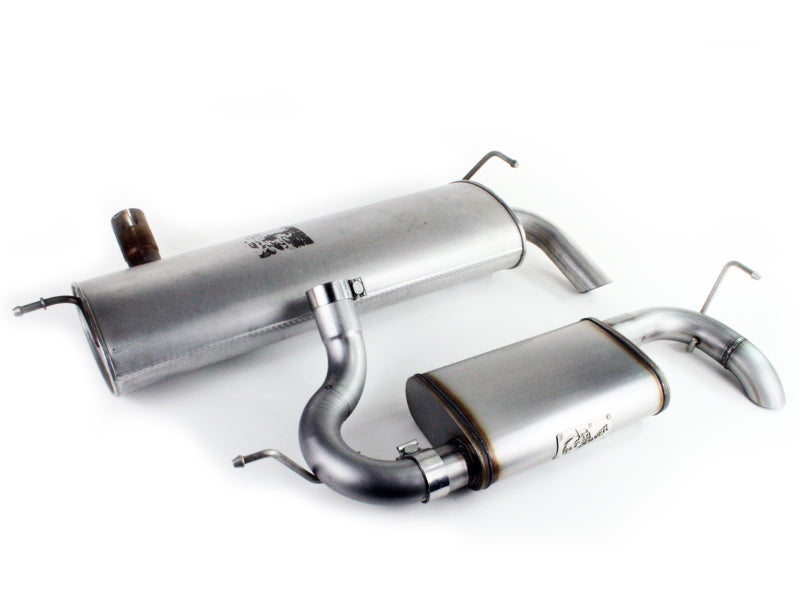 aFe MACH Force XP Hi-Tuck Axle-Back Exhaust System for 2007-2018 Jeep Wrangler JK V6 3.6L/3.8L - 49-46219