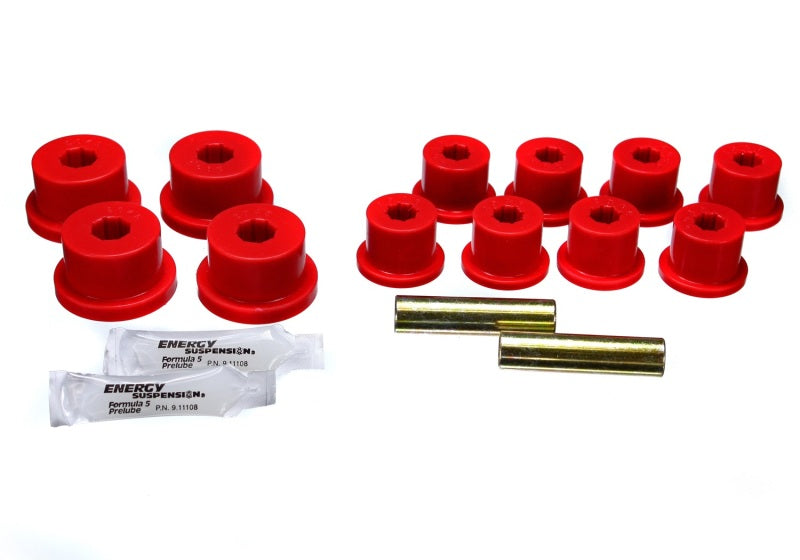 Energy Suspension 1.2101R Leaf Spring Bushing Set - Red
