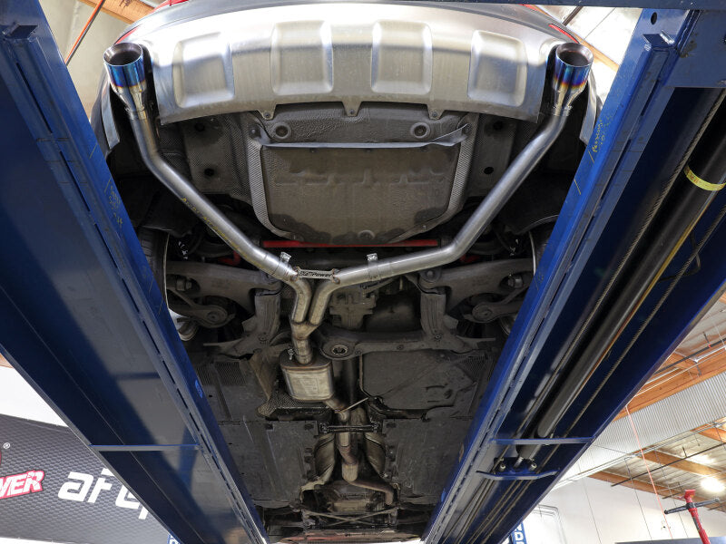 aFe MACH Force-Xp Axle-Back Exhaust with Polished Tips, Part 49-36437-P, for 2013-2016 Audi allroad 2.0L