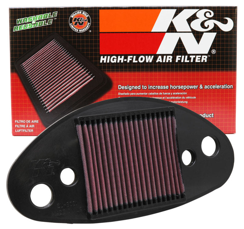 K&N Engineering SU-8001 High-Flow Replacement Air Filter for Suzuki VL800 Intruder and Boulevard C50