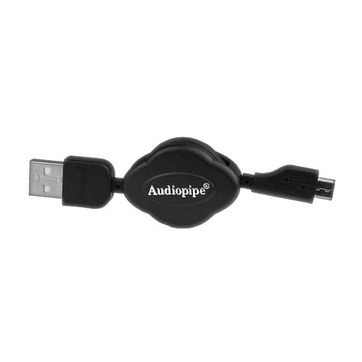 Audiopipe Standard USB to Micro USB Cable - Reliable Data & Charging Connection