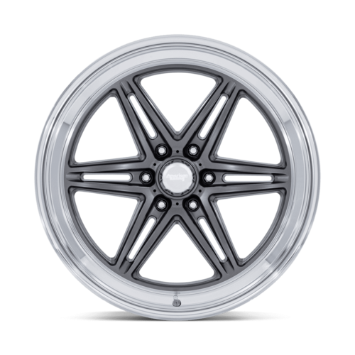 American Racing AR953 GROOVE 6 Drag 22x9.5 Inch Aluminum Wheel with Anthracite Finish and Diamond Cut Lip