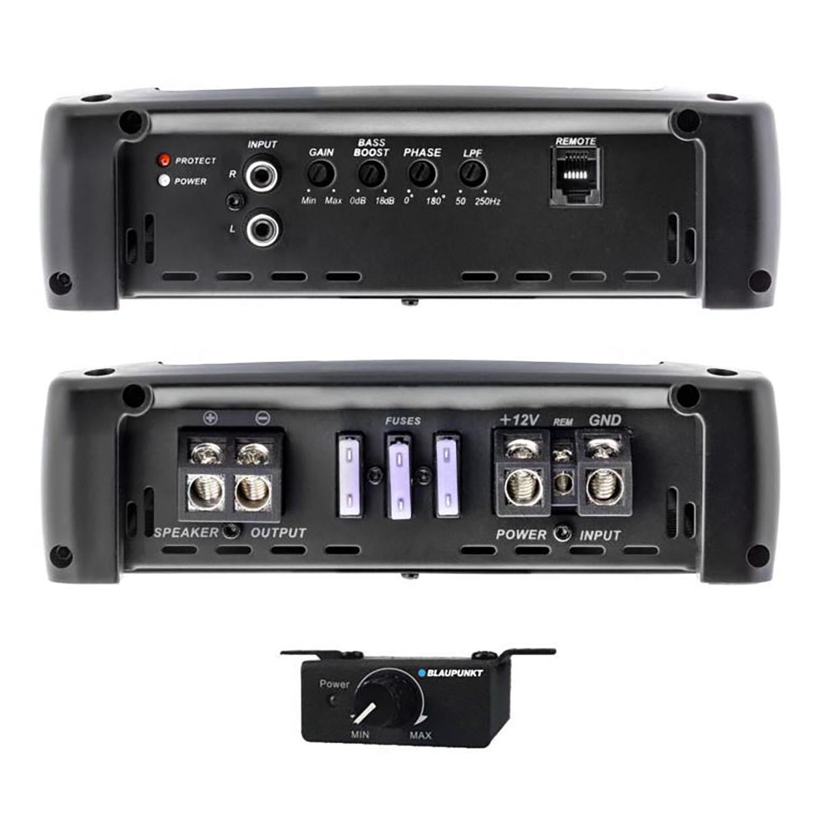 Blaupunkt AMP4000D Class D Monoblock Amplifier – 1000W RMS, 4000W Max Power - View 3