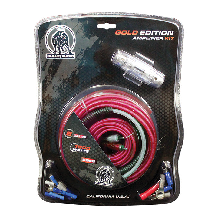 Xscorpion Bullz Audio 8 Gauge Amplifier Wiring Kit - 1000 Watts