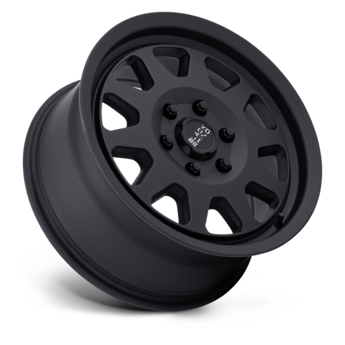 Black Rhino Hard Alloys Stadium 17-Inch Matte Black Wheel, 5x160 Bolt Pattern, +45 Offset