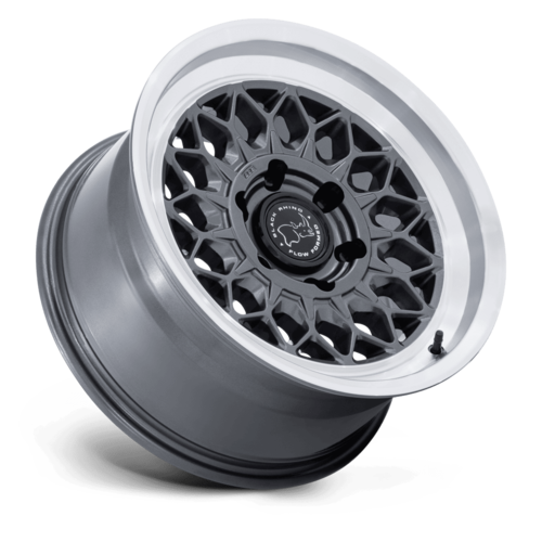 Black Rhino Hard Alloys BR034 Graz 17x8.5 Wheel, 6x5.5 Bolt Pattern, Gloss Gunmetal with Machined Lip