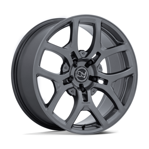 Black Rhino Hard Alloys BR406 Rockledge 20-Inch Matte Gunmetal Wheel, 5x5.5, +35 Offset