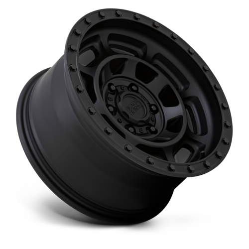 Black Rhino Hard Alloys Convoy 17x8.5 Matte Black Wheel, 5x127 Bolt Pattern, -18mm Offset