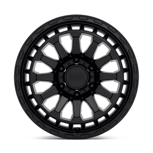 Black Rhino Hard Alloys RAID 17x8.5-Inch Matte Black Wheel, 6x139.7 Bolt Pattern, +0 Offset
