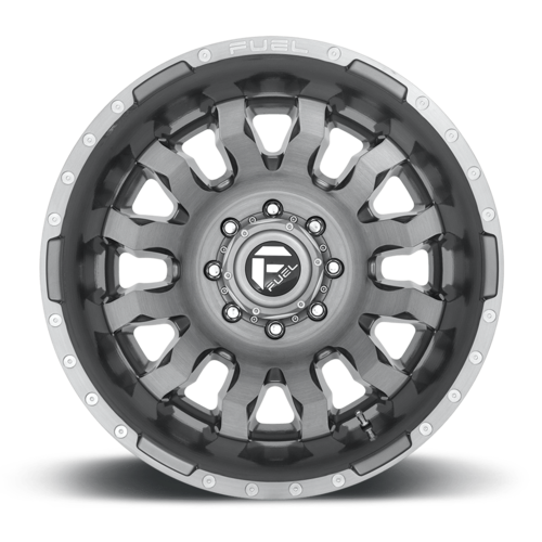 Fuel 1PC D693 Blitz 20x8.25 Wheel, 8x210 Bolt Pattern, -221 Offset, Platinum Finish