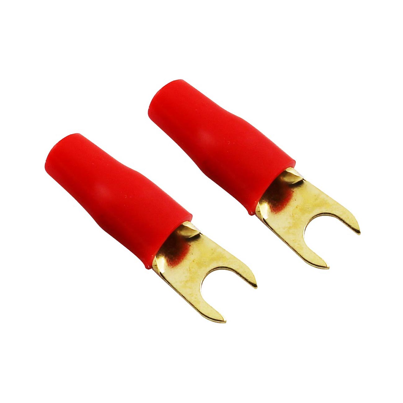 XScorpion Barrier Spade 8-Gauge Red Terminal - Pack of 10