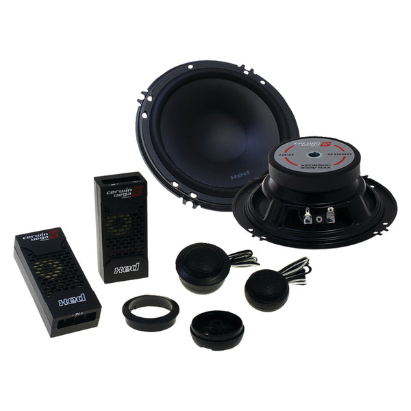 Cerwin-vega Mobile Xed650c Xed Series 6.5-in., 300-watt 2-way Component Speaker System Black