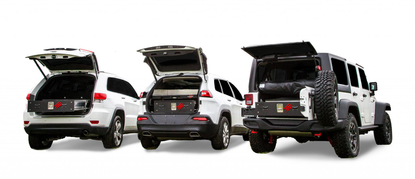Cargo Ease - CL2933-D9-1 - Jeep Cargo Locker Standard 9 Inch Single Drawer System 07-14 Jeep Wrangler JKU