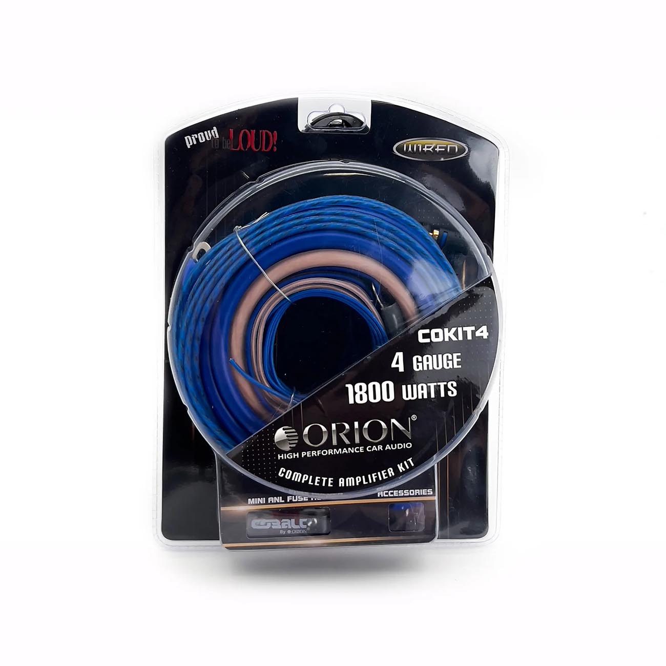 Orion Cobalt 4 Gauge Amplifier Wiring Kit - 1800 Watts Car Audio Amplifier - View 2