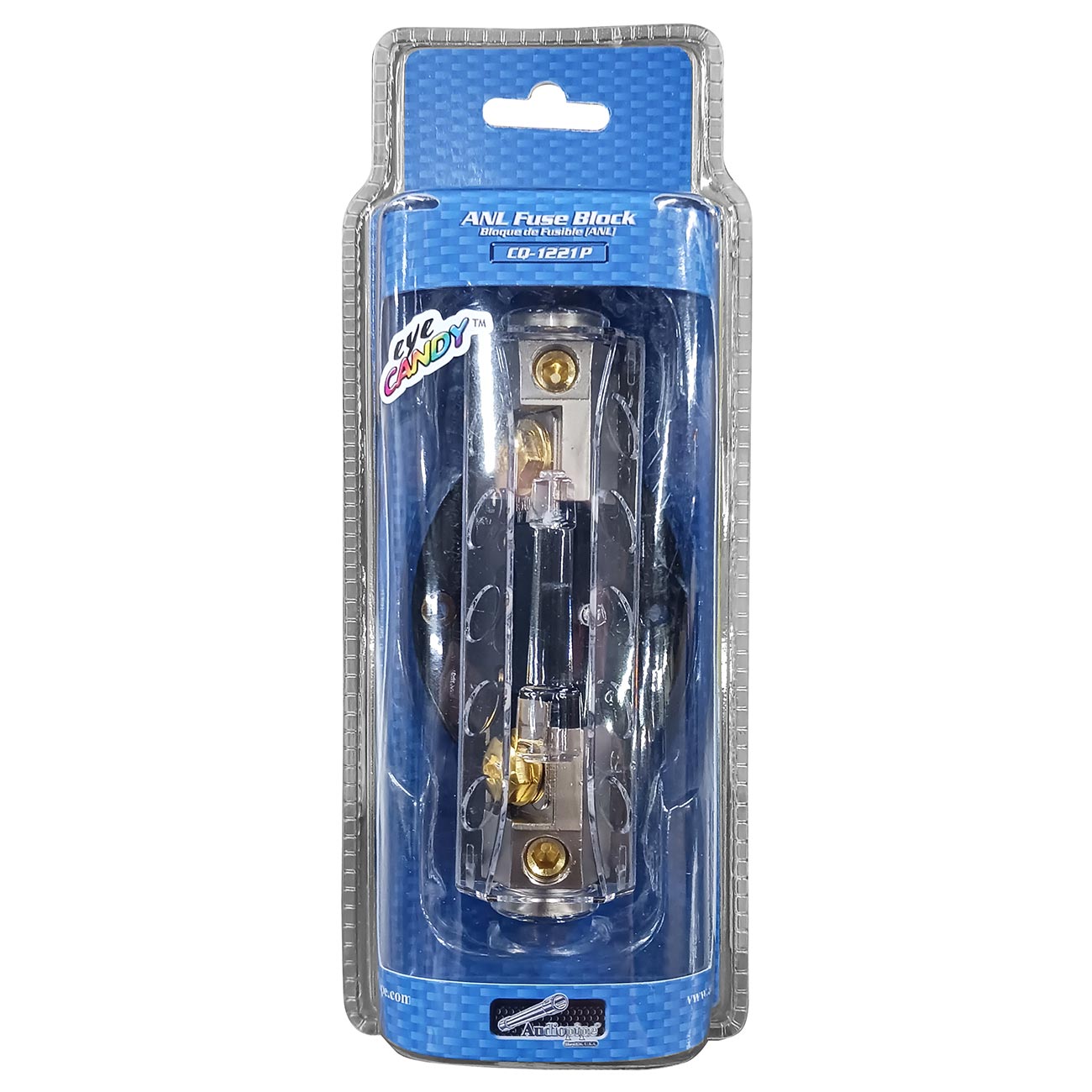 Nippon Audiopipe ANL Fuse Holder with Blue LED Status Indicator – Platinum