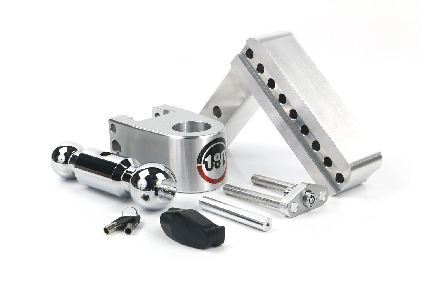 Weigh Safe - CTB6-2 - Trailer Hitch - 180 Hitch Chrome Ball 6" Drop Hitch with 2" Shank - P/N: CTB6-2