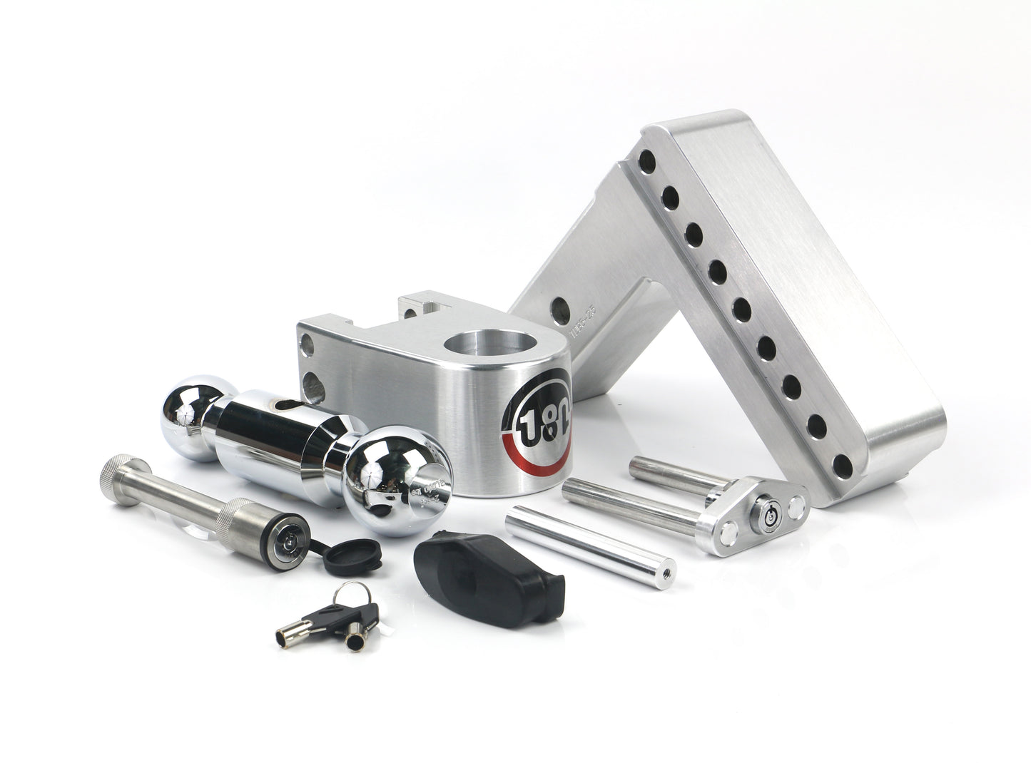 Weigh Safe - CTB6-2.5-KA - Trailer Hitch - 180 Hitch Chrome Ball 6" Drop Hitch with 2.5" Shank Keyed Alike WS05 Included - P/N: CTB6-2.5-KA