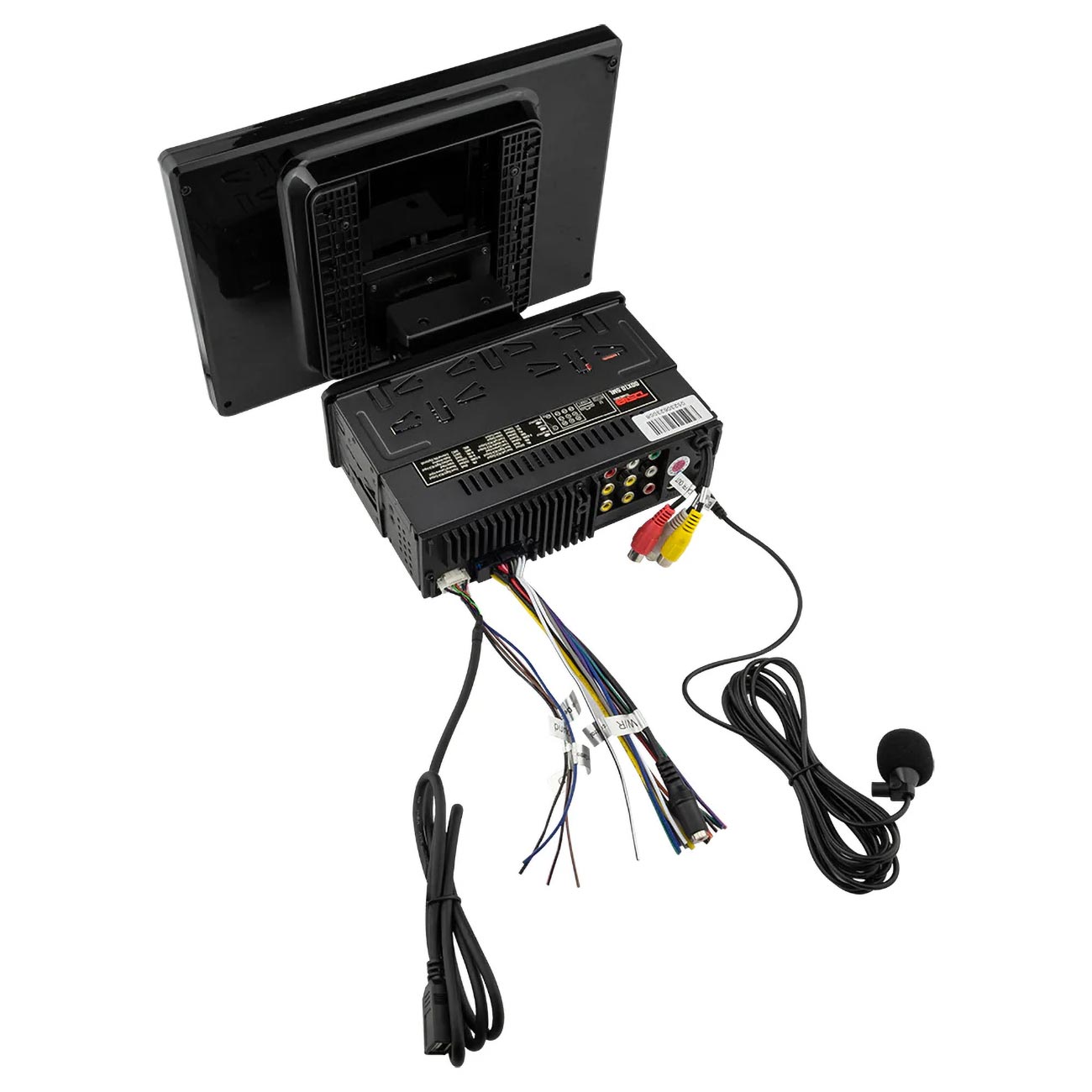DS18 DDX105ML 10.5-Inch Swivel Touchscreen Mechless Single Din Headunit with Bluetooth and Mirror Link