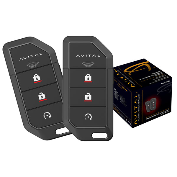 Avital 5108l 5108l 1-way Remote Start Security System With 2 Remotes