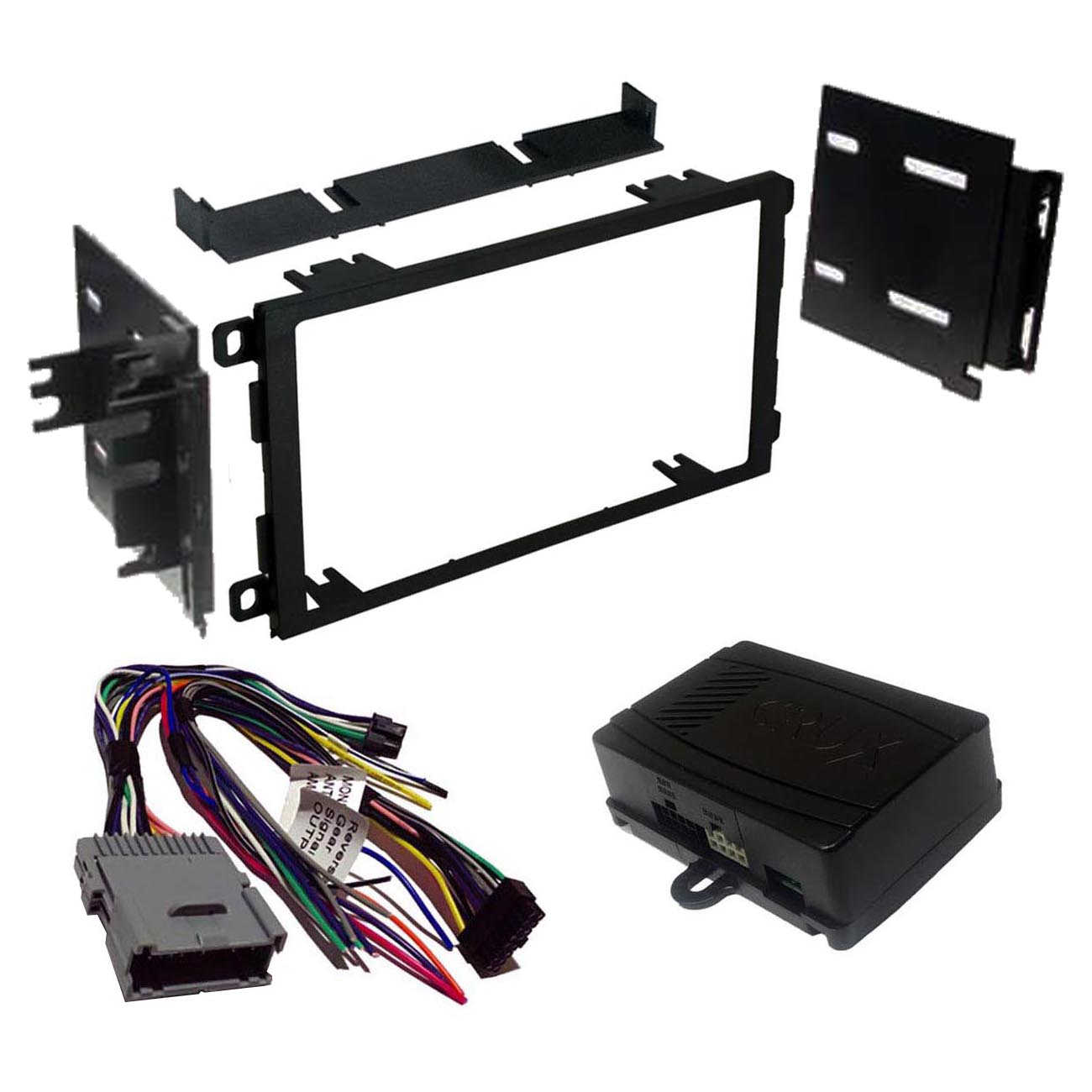 CRUX DKGMC2D Double DIN Radio Replacement Dash Kit for GM Vehicles 2002-2013