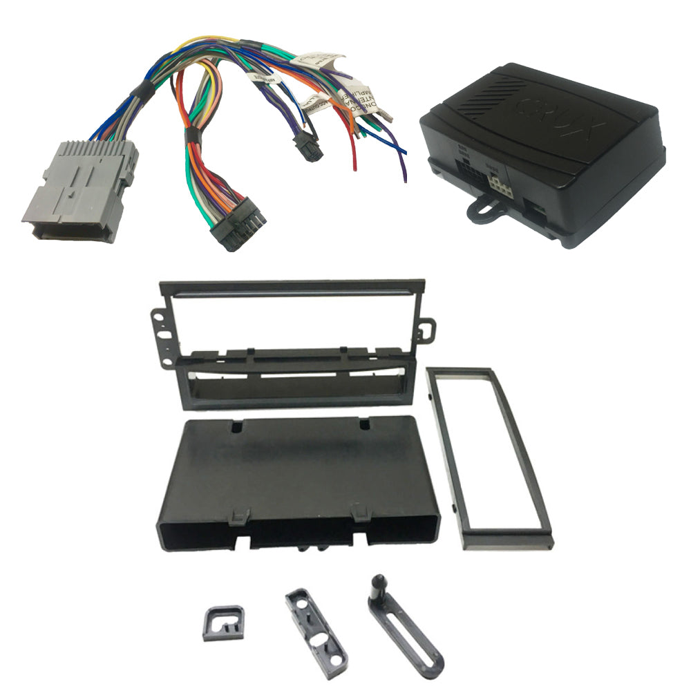 CRUX DKGMC2S Radio Replacement Kit for GM Class II Vehicles with Single DIN Dash Kit