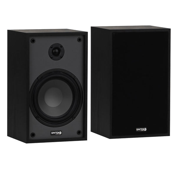 Dayton Audio B65black Classic B65 Bookshelf/surround Speaker Set With 6-1/2-in. Woofers, 2 Count (black)