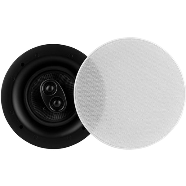 Dayton Audio Me652c Micro-edge Me652c 2-channel Stereo In-ceiling Speaker With 6-1/2-in. Woofer And Dual Tweeters