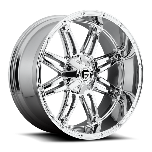 Fuel 1PC D530 Hostage 22-Inch Chrome Wheel, 6x135/6x139.7 Bolt Pattern, +19 Offset