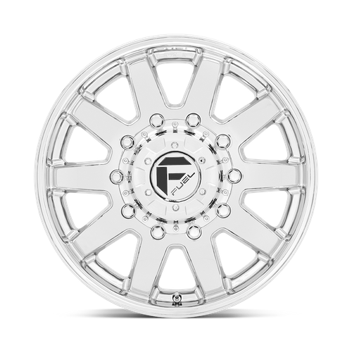 Fuel 1PC D536 Maverick Chrome 20-Inch Dually Wheel, 10x225 Bolt Pattern, +105 Offset
