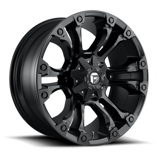 Fuel 1PC D560 Vapor Matte Black 17x9 Wheel, 8x180 Bolt Pattern, +1 Offset