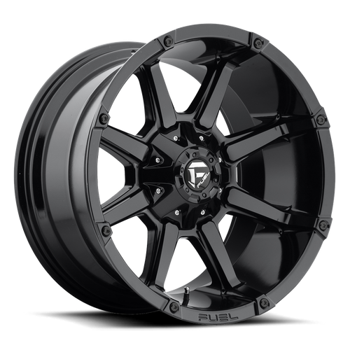 Fuel 1PC D575 Coupler 20x9 Gloss Black Wheel, 6x135/6x139.7 Bolt Pattern, +1 Offset