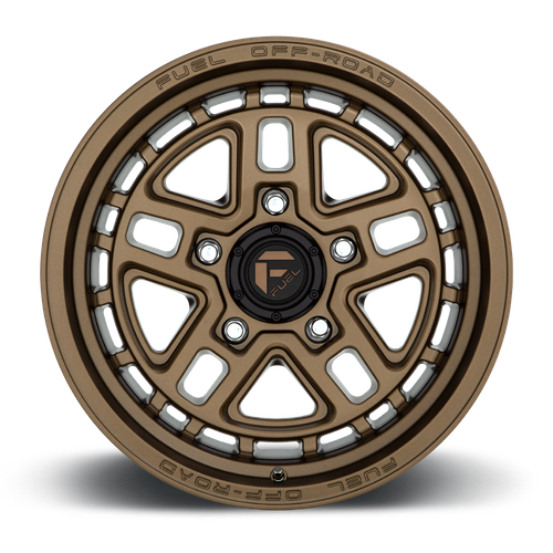 Fuel 1PC D669 Nitro 17x9 Matte Bronze Wheel, 5x127 Bolt Pattern, -12 Offset