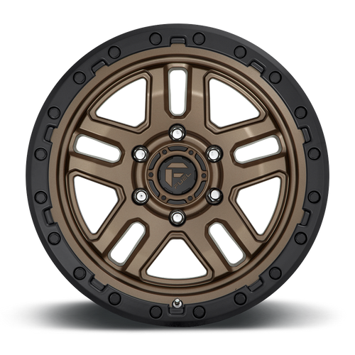 Fuel 1PC D702 Ammo 18x9 Matte Bronze Wheel with Black Bead Ring, 6x139.7, +20 Offset