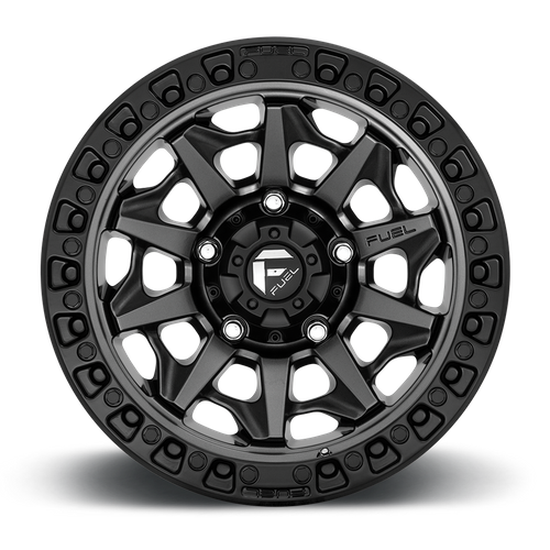 Fuel 1PC D716 COVERT 18x9 Matte Gunmetal Wheel with Black Bead Ring, 5x5 Bolt Pattern