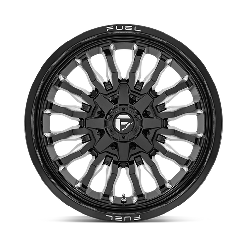Fuel 1PC D795 ARC 20-Inch Gloss Black Milled Wheel, 8x170 Bolt Pattern, +1 Offset