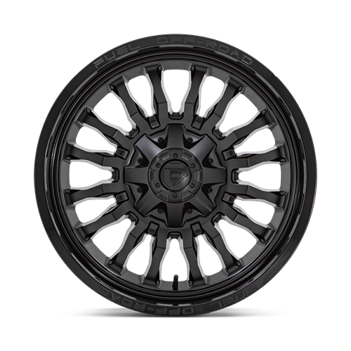 Fuel 1PC D796 ARC 22x10 Wheel, 8x6.5 Bolt Pattern, -18 Offset, Matte Black with Gloss Black Lip