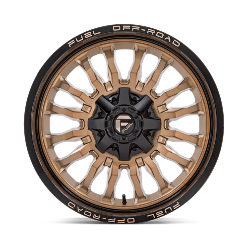 Fuel 1PC D797 ARC 20x10 Wheel, 8x170 Bolt Pattern, -18 Offset, Platinum Bronze with Black Lip