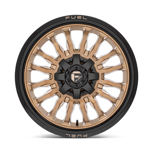 Fuel 1PC D797 ARC 20x9 8x180 Platinum Bronze Wheel with Black Lip