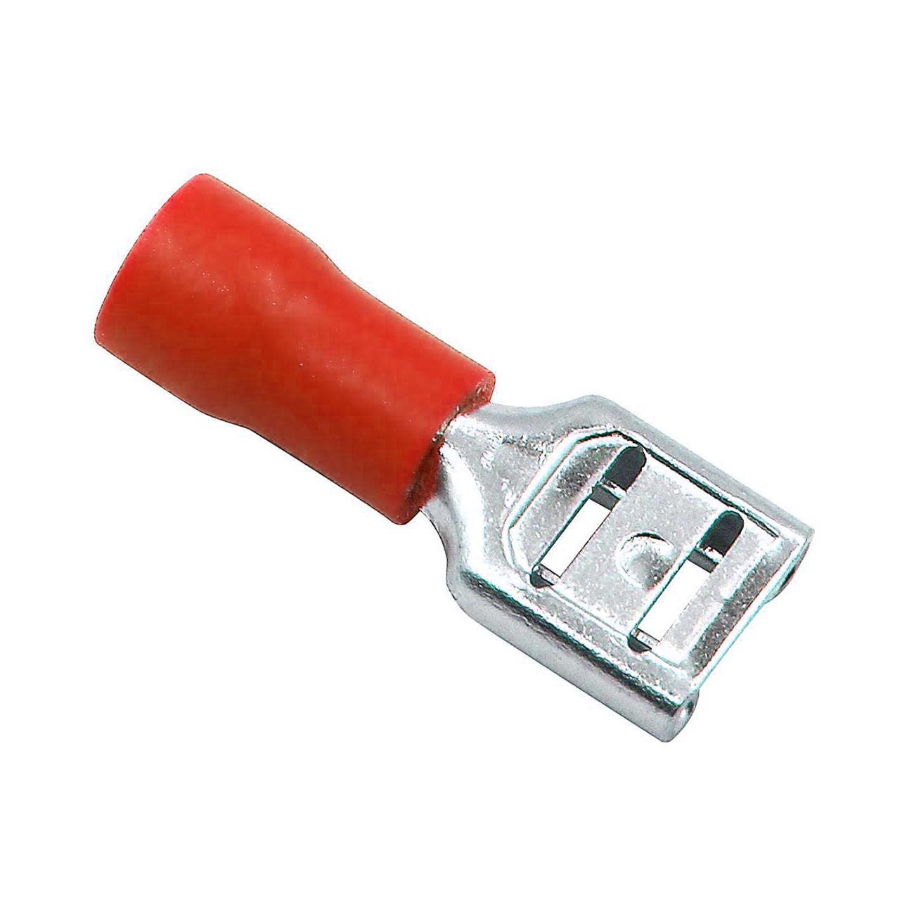 Xscorpion FD250R Female Quick Disconnect for 18-22 Gauge Wires - Red, Pack of 100