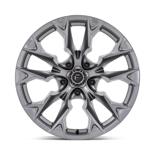 Fuel 1PC D806 Flame 20-Inch Platinum Wheel, 5x5 Bolt Pattern, -18mm Offset