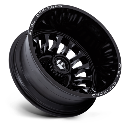 Fuel 1PC D868 ARC Dually 20x8.25 Gloss Black Milled Wheel, 8x6.5 Bolt Pattern