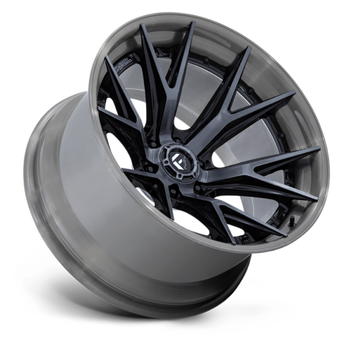Fuel 1PC FC402 Catalyst 20x9 Gloss Black Wheel with Brushed Gray Tint Face and Lip, 6x5.5 Bolt Pattern, +20 Offset