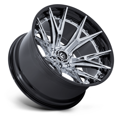 Fuel 1PC FC402 Catalyst 20-Inch Chrome Wheel with Gloss Black Lip, 6x135 Bolt Pattern