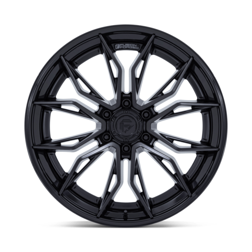 Fuel 1PC FC404 Mutiny 22x9.5 Wheel, 6x135 Bolt Pattern, +20 Offset, Matte Black with Gloss Black Lip