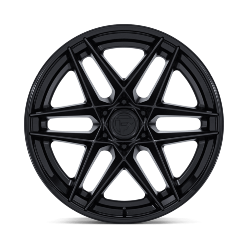 Fuel 1PC FC408 Flight 20x9 Wheel, 6x5.5 Bolt Pattern, Matte Black with Gloss Black Lip