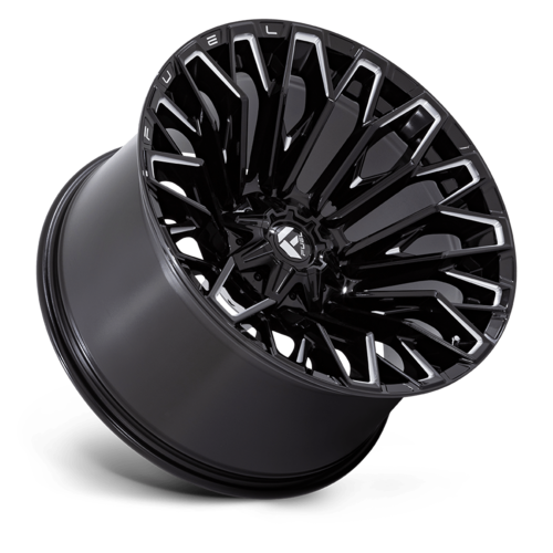 Fuel 1PC FC865 Strike 22x12 Gloss Black Milled Wheel, 8x180 Bolt Pattern, -44 Offset