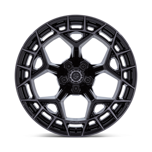 Fuel 1PC FC873 Charger 22x12 Gloss Black Wheel with Brushed Dark Tint, 5x127 Bolt Pattern